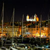 malta grand harbor night